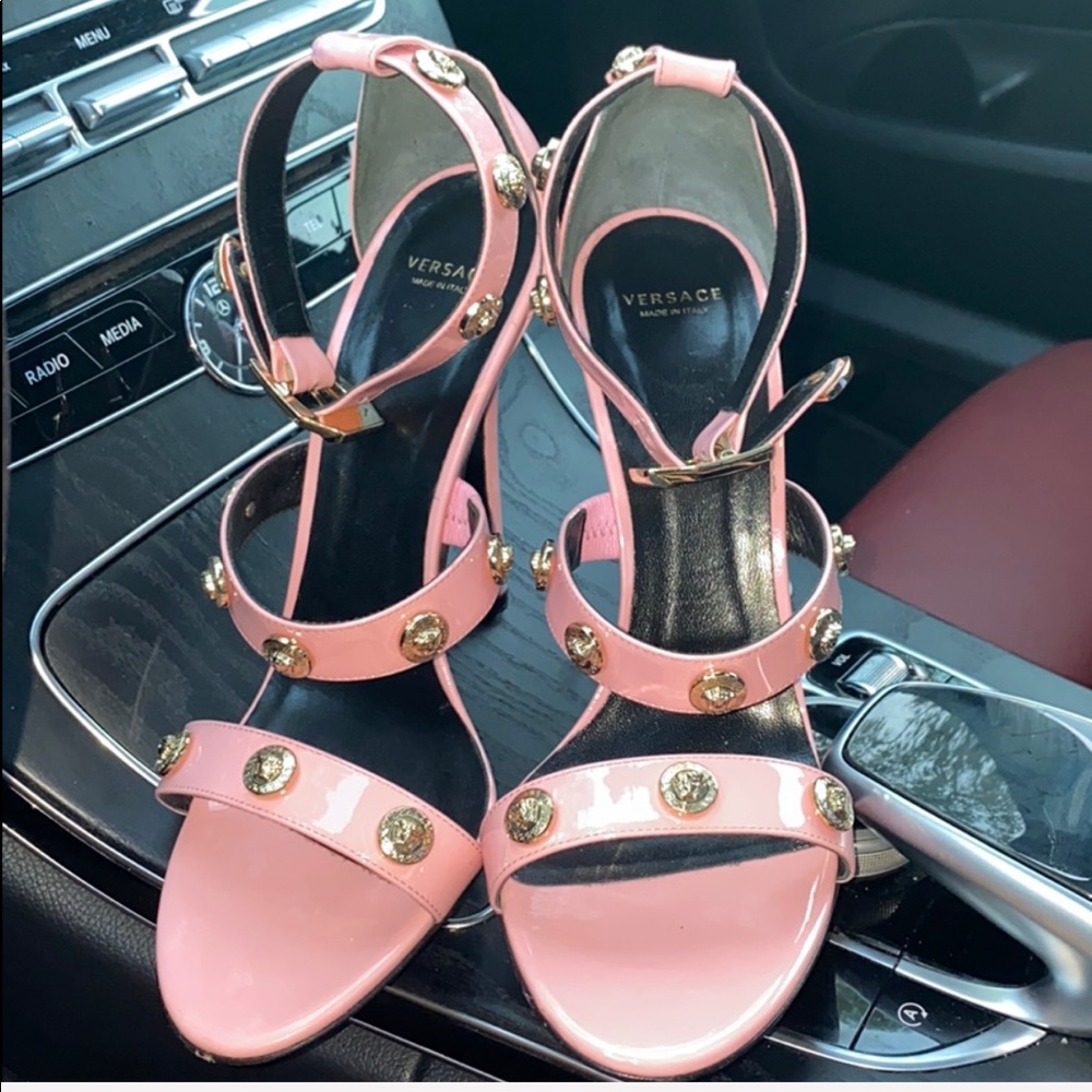 Versace Medusa Studded Heels SOLD